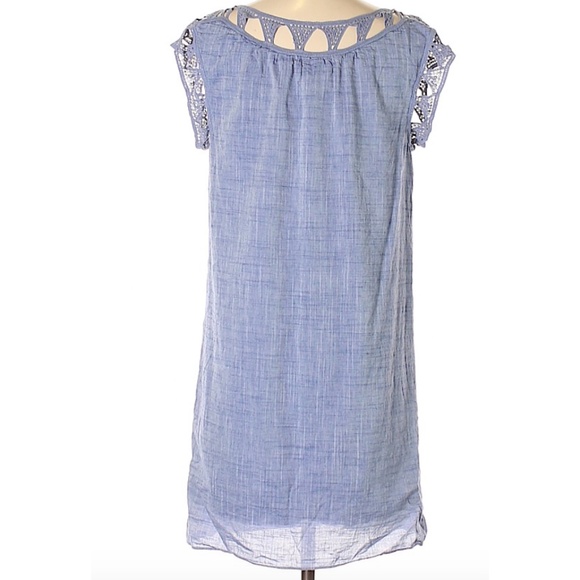 Blue Sophie Max Shift Dress with Lace - Picture 2 of 2